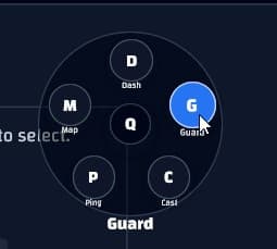 Radial Menu Example